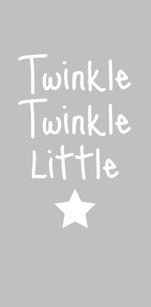 Kerstkaart "Twinkle Twinkle"
