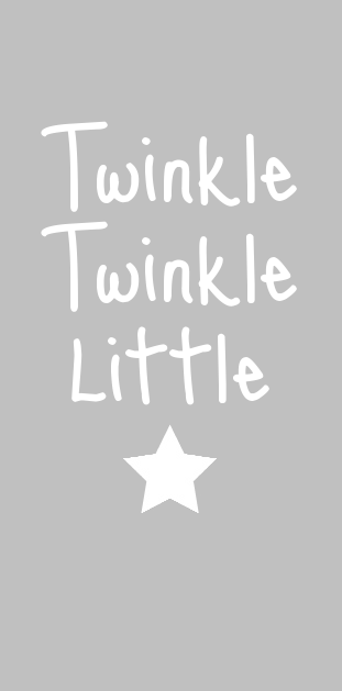 Kerstkaart "Twinkle Twinkle" Kerstkaart "Twinkle Twinkle"