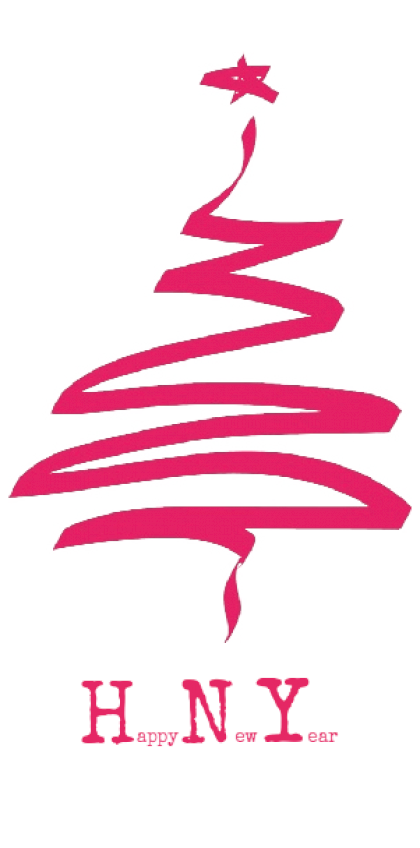 Kerstkaart "Kerstboom HNY" Kerstkaart "Kerstboom HNY"