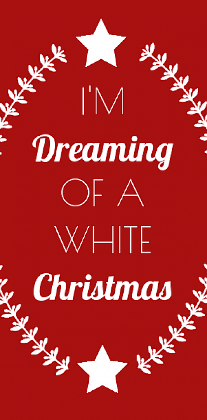 Kerstkaart "Dreaming"