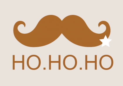 Kerstkaart "Ho ho ho"