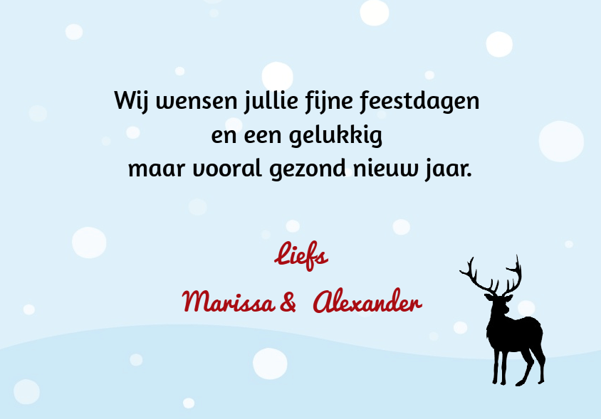 Kerstkaart "Arrenslee" Kerstkaart "Arrenslee"