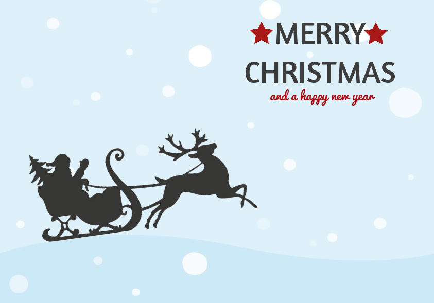 Kerstkaart "Arrenslee" Kerstkaart "Arrenslee"