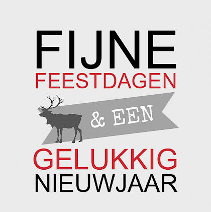 Kerstkaart "Eland" Kerstkaart "Eland"