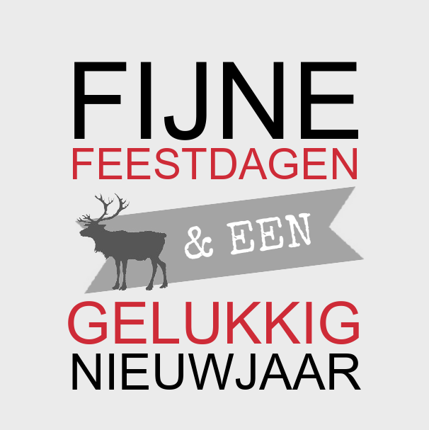 Kerstkaart "Eland" Kerstkaart "Eland"