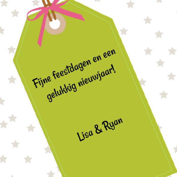 Kerstkaart "Grijs sterretjes" Kerstkaart "Grijs sterretjes"