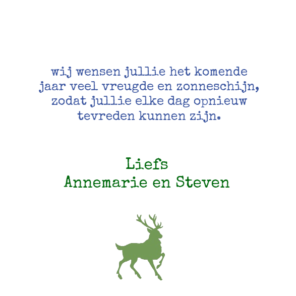 Kerstkaart "Koolmeesjes" Kerstkaart "Koolmeesjes"