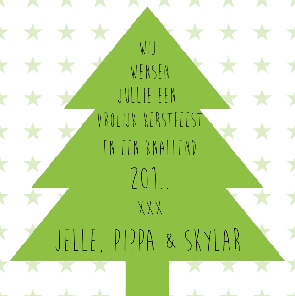 Kerstkaart "Foto & Kerstboom" Kerstkaart "Foto & Kerstboom"