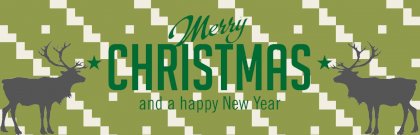 Banner "retro kerst"