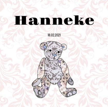 Gevouwen kaart "Beertje Klassiek" Gevouwen kaart "Beertje Klassiek"